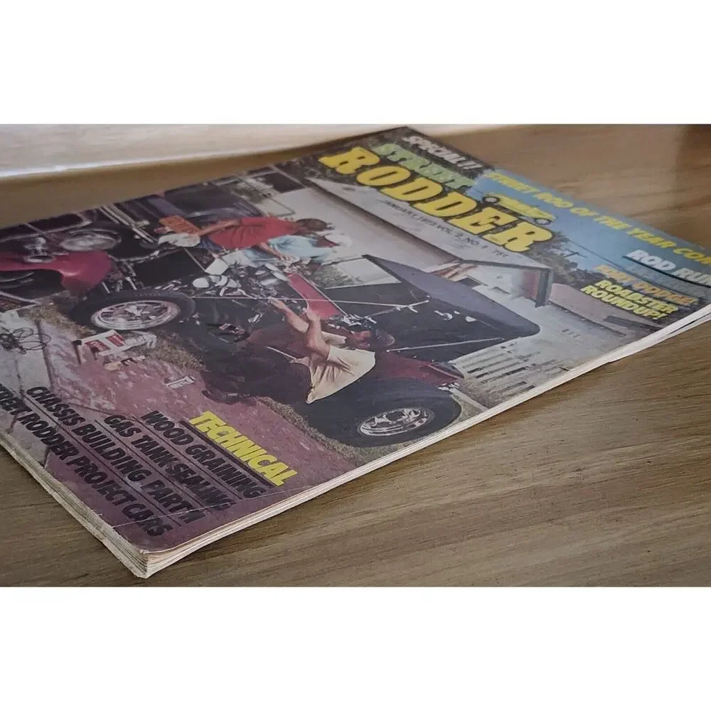 January 1973 STREET RODDER Magazine, Street Rod Of The Year Contest See Pictures
